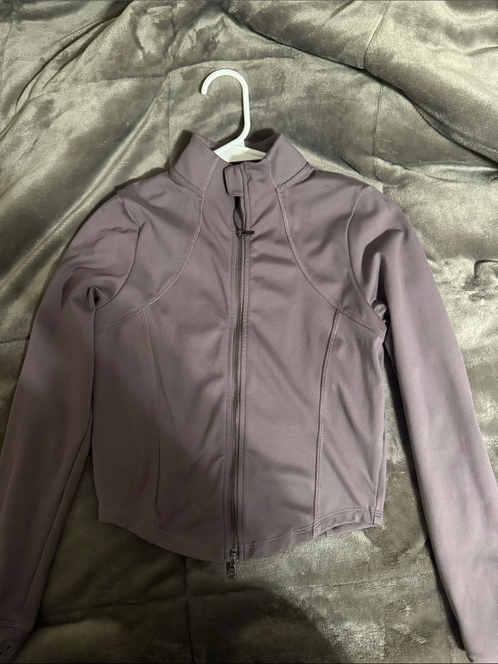 Women’s Lightweight Zip Front Jacket - Lavender Mauve